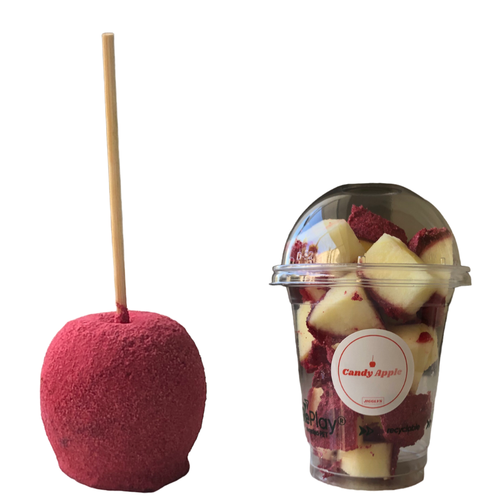 Raspberry Chocolate Candy Apple